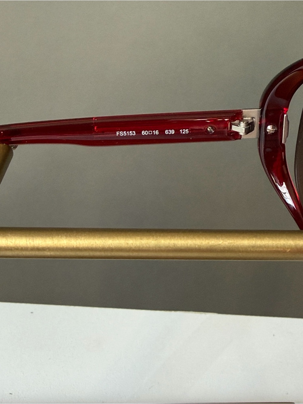 Fendi Women's Sunglasses Red - Picture 7 of 7